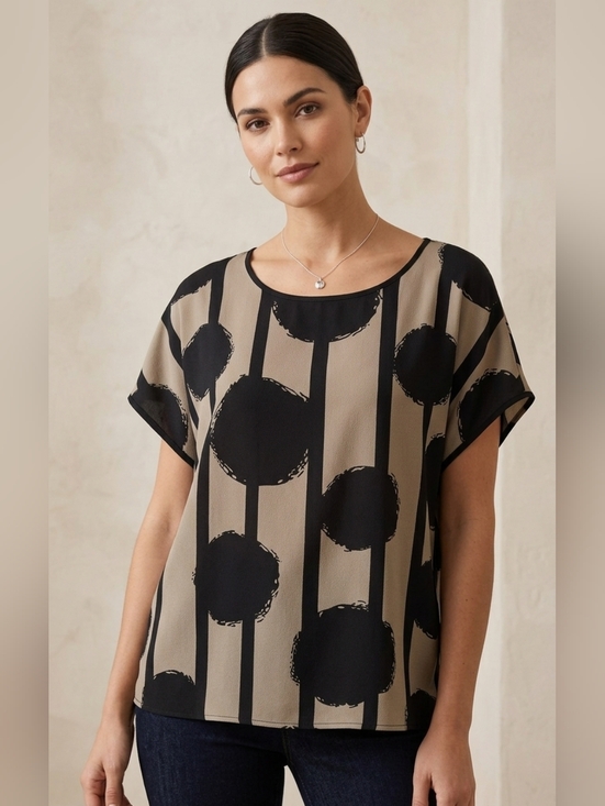 Emery Rose Tops - Emery Rose Elegant Lightweight Blouse Size XL EUC